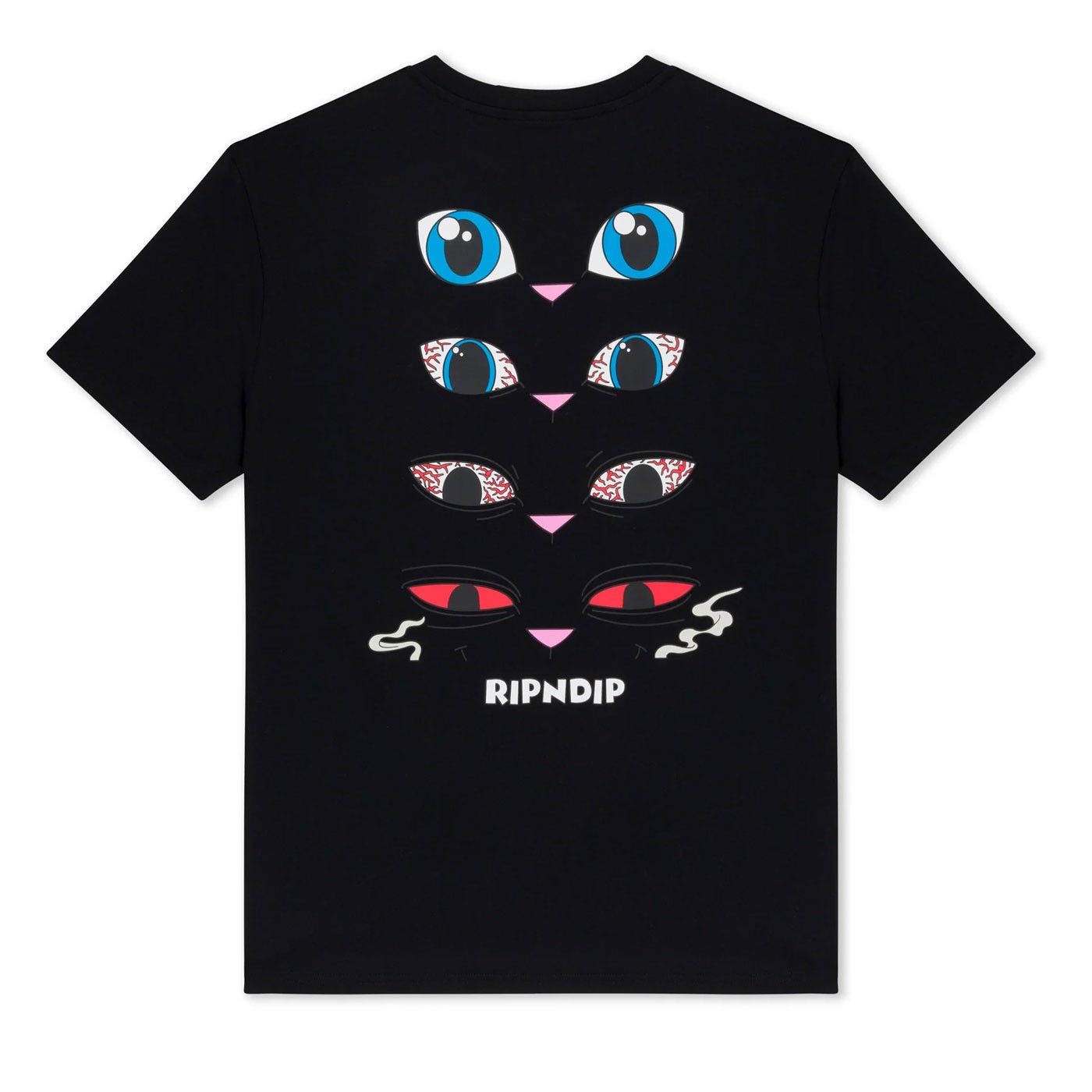 Camiseta RipNDip 4 Steps Tee Black RNDSUM24STEPSS Camisetas RipNDip