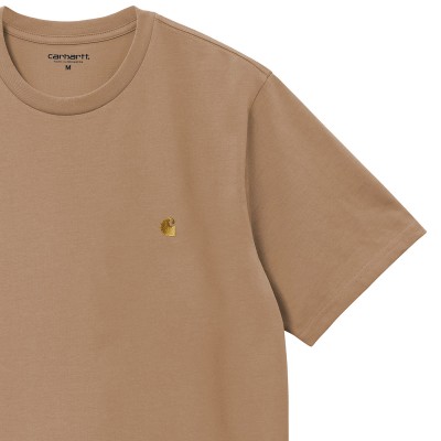 Camiseta Carhartt S-S Chase T-Shirt Peanut-Gold I026391.2GQXX.03 Magliette Carhartt