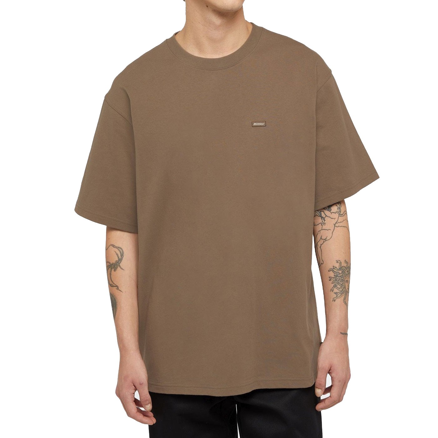 Camiseta Dickies Clancy Heavyweight Tee Ss Mushroom DK0A4Z4LMR11 Magliette Dickies