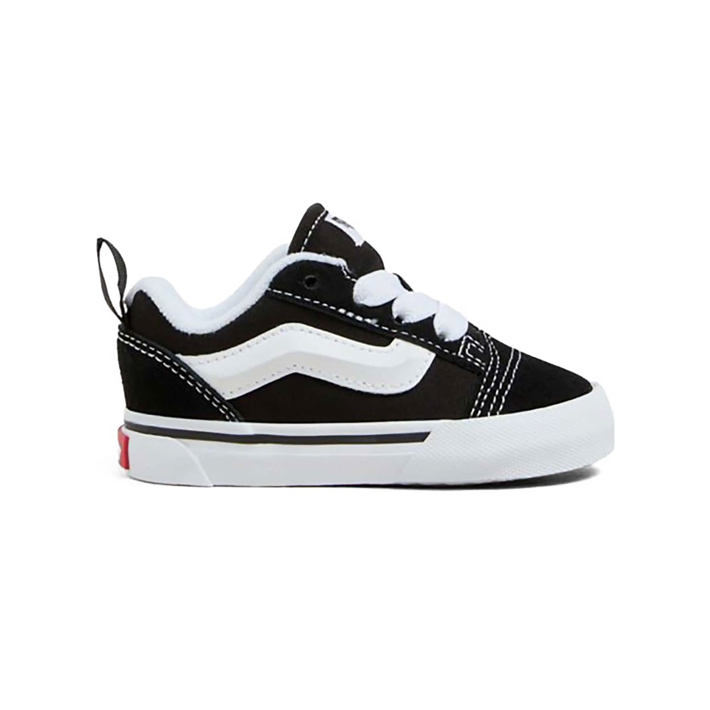 Zapatillas niño Vans Knu Skool Elastic Lace Black-True White VN000D0K6BT1 Calzado niño Vans