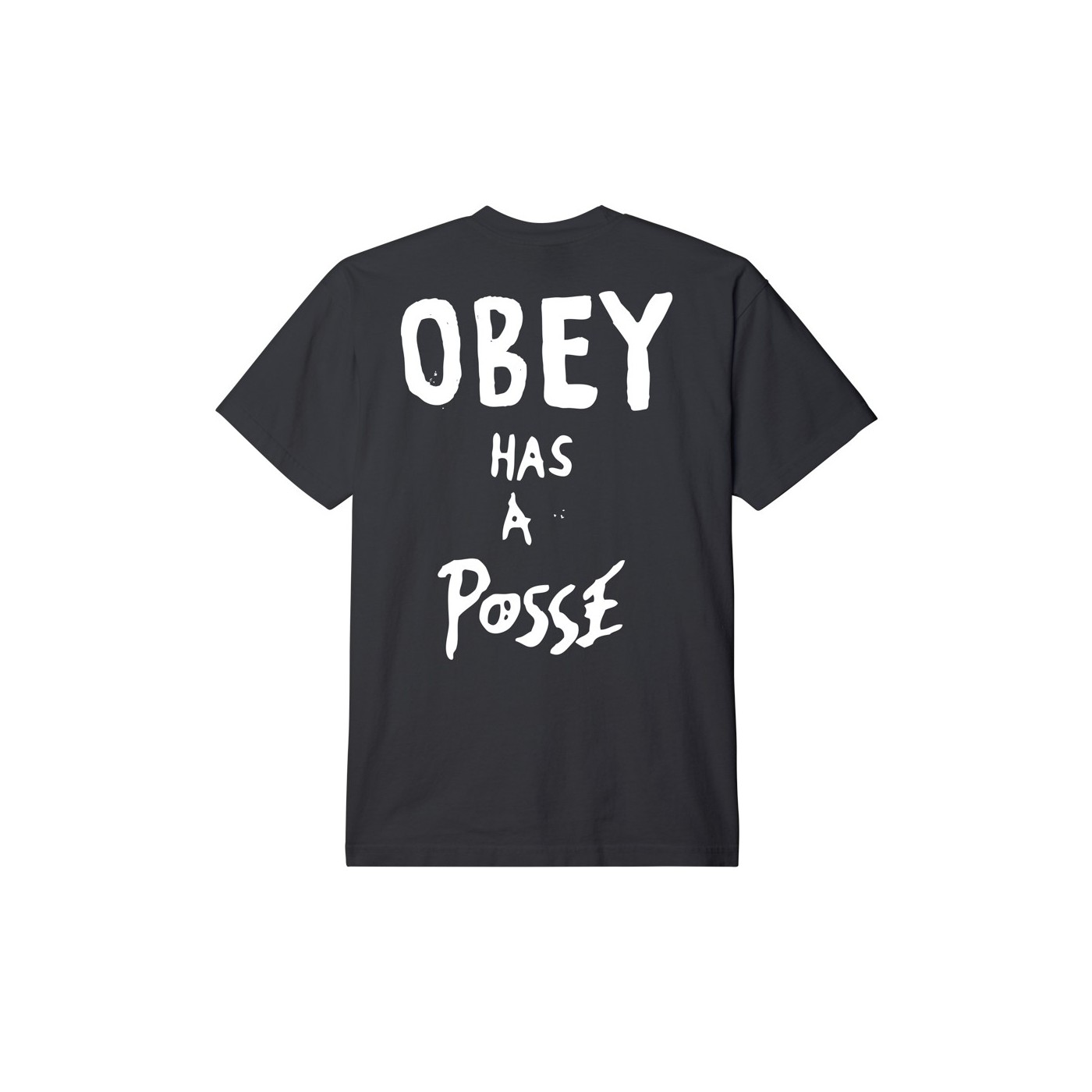 Camiseta heavy weight OBEY has a posse Vintage black 166913915-VBL T-Shirts Obey 