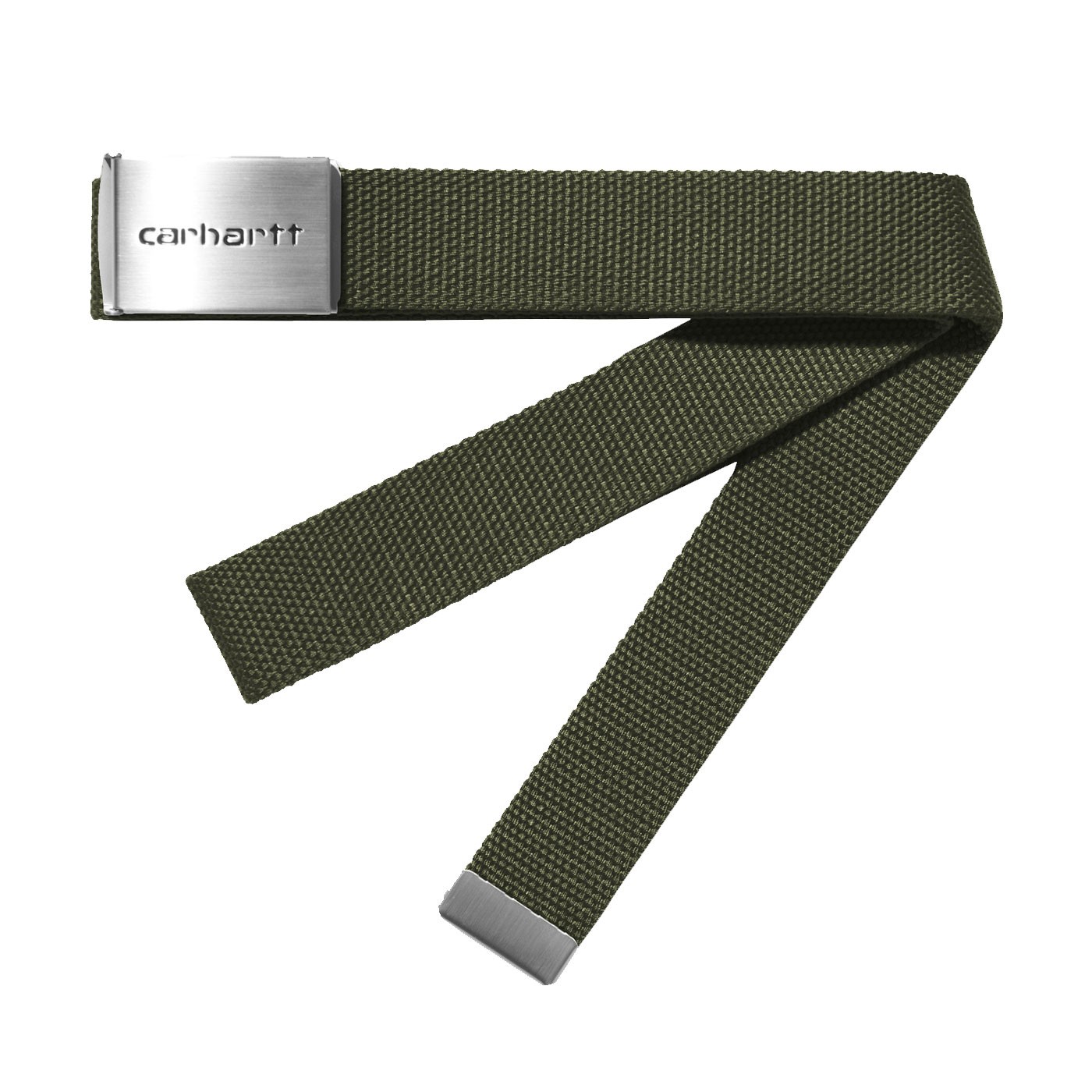 Cinturón Carhartt Clip Belt Chrome Office Green I019176.666XX.06.0 Cinturones Carhartt