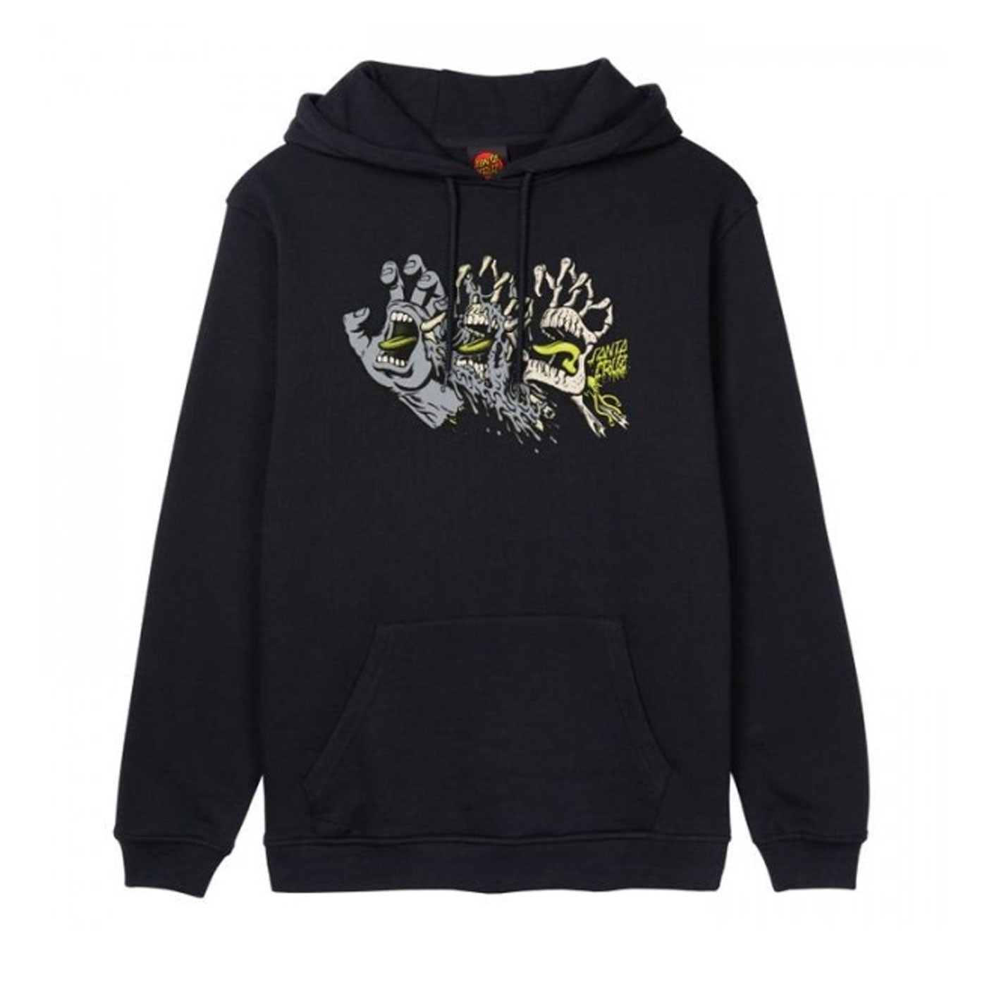 Sudadera Santa Cruz Evolved Hand Front Hood Black SCA-HDY-6397 Sudaderas Santa Cruz