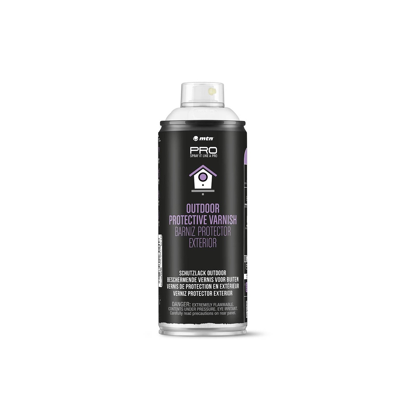 Barniz en spray Montana Colors MTN Pro Barniz protector exterior 400ml acabado Mate EX014PW0907E Botes de spray Montana Colors