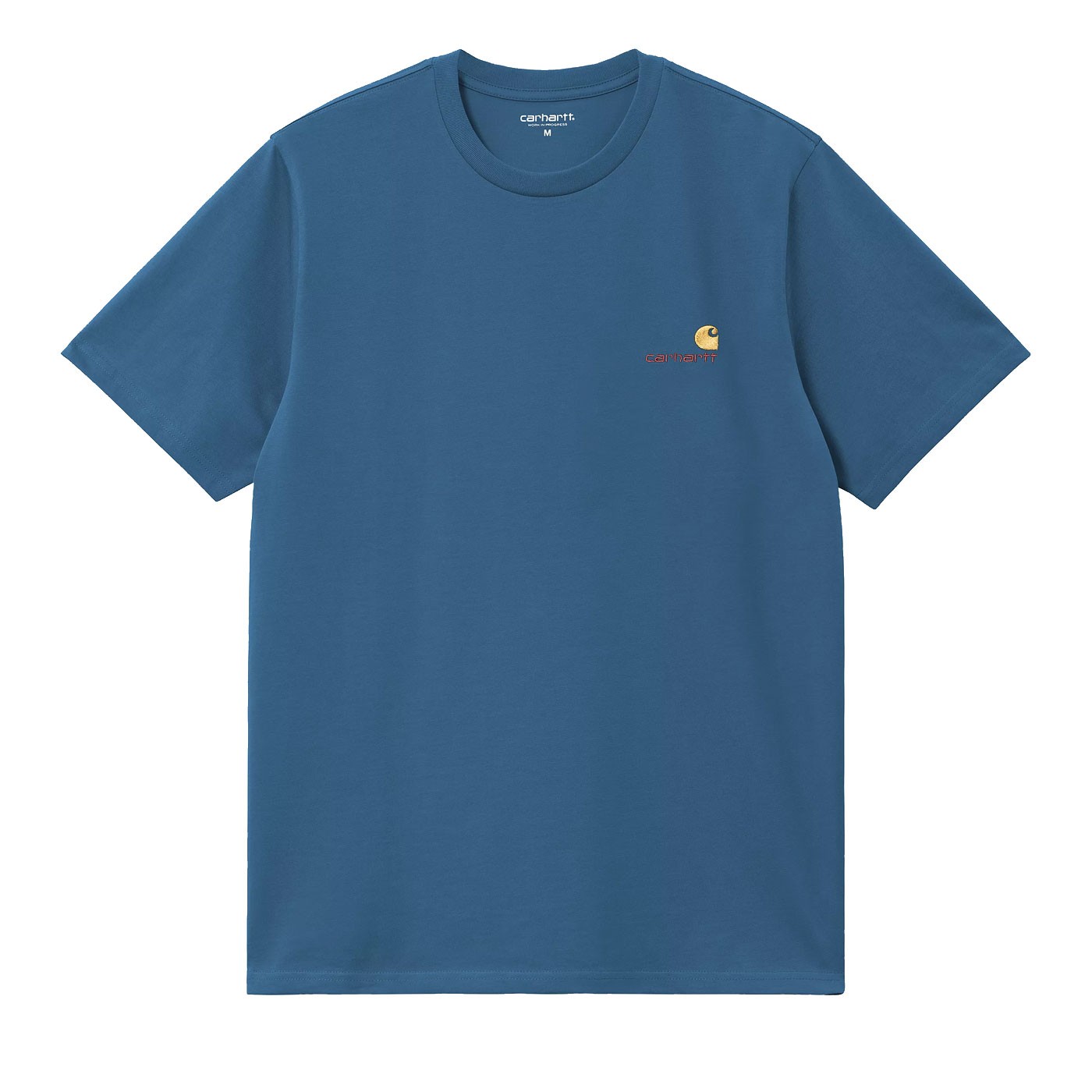 Camiseta Carhartt S-S American Script T-Shirt Sodalite I029956.2LZXX.03 Tshirts Carhartt