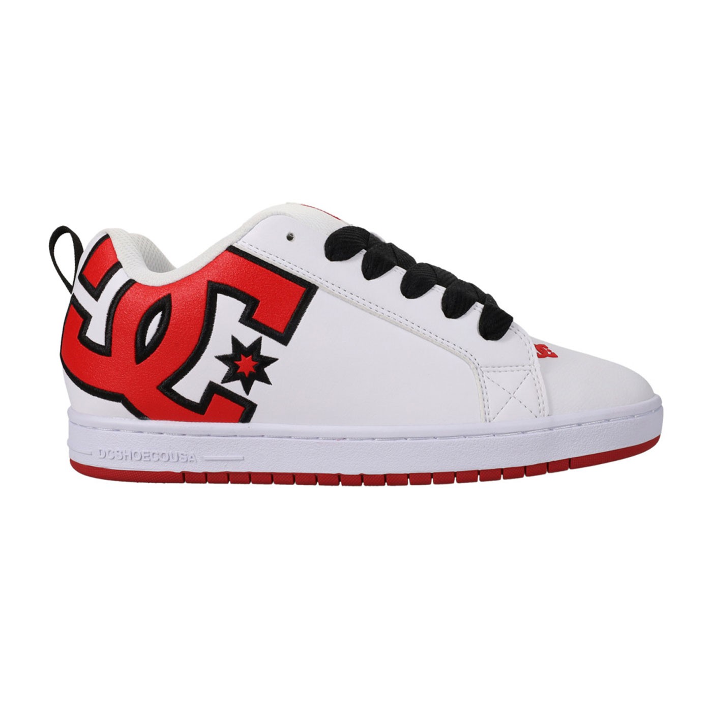 Zapatillas DC Shoes Court Graffik Shoe White Red 300529-XWRK Zapatillas DC SHOES