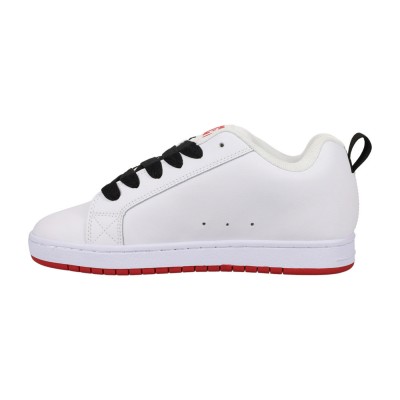 Zapatillas DC Shoes Court Graffik Shoe White Red 300529-XWRK Zapatillas DC SHOES